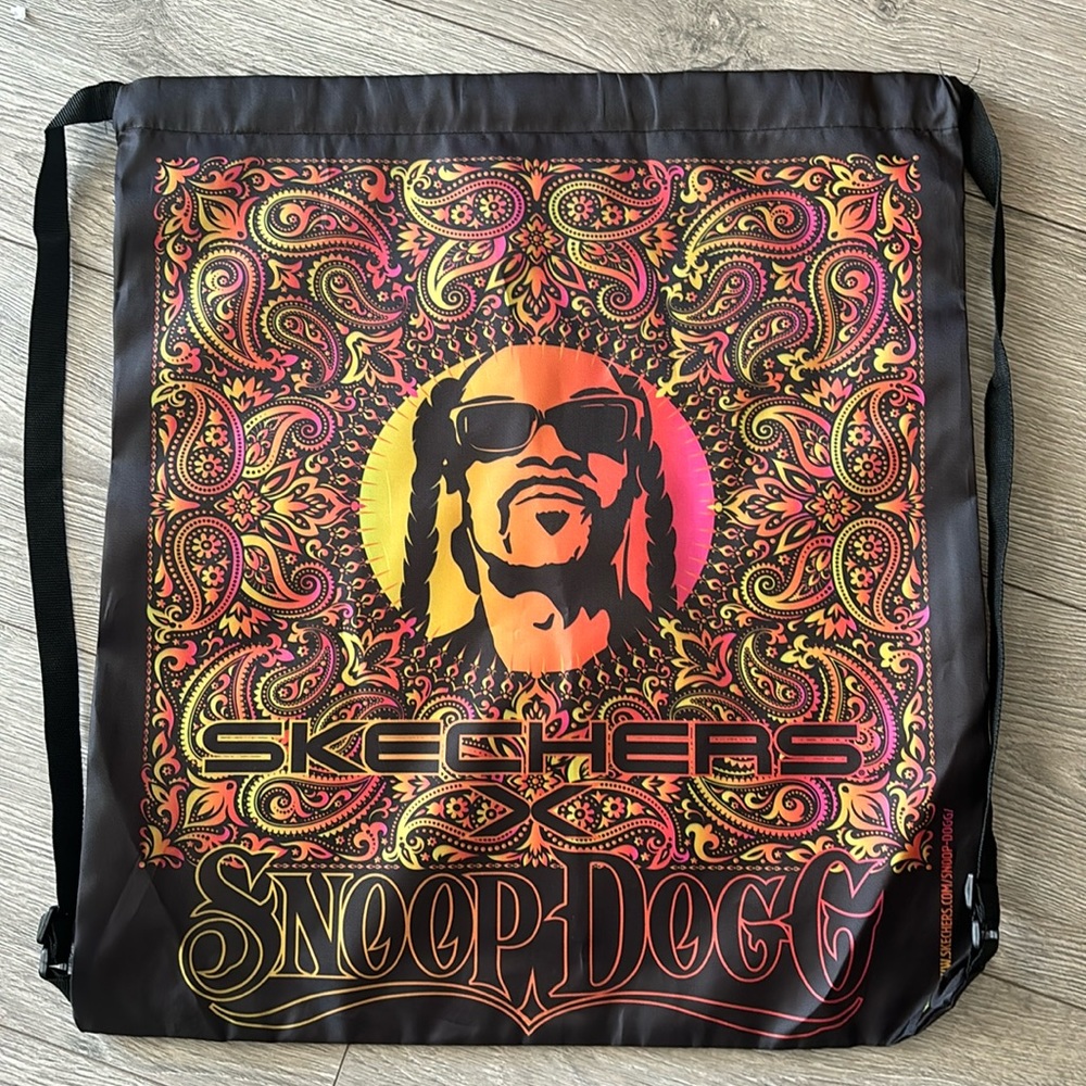 *Rare* Snoop Dogg x Skechers Promo Drawstring Backpack